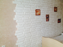 Оформление стен декоративным камнем фото 29